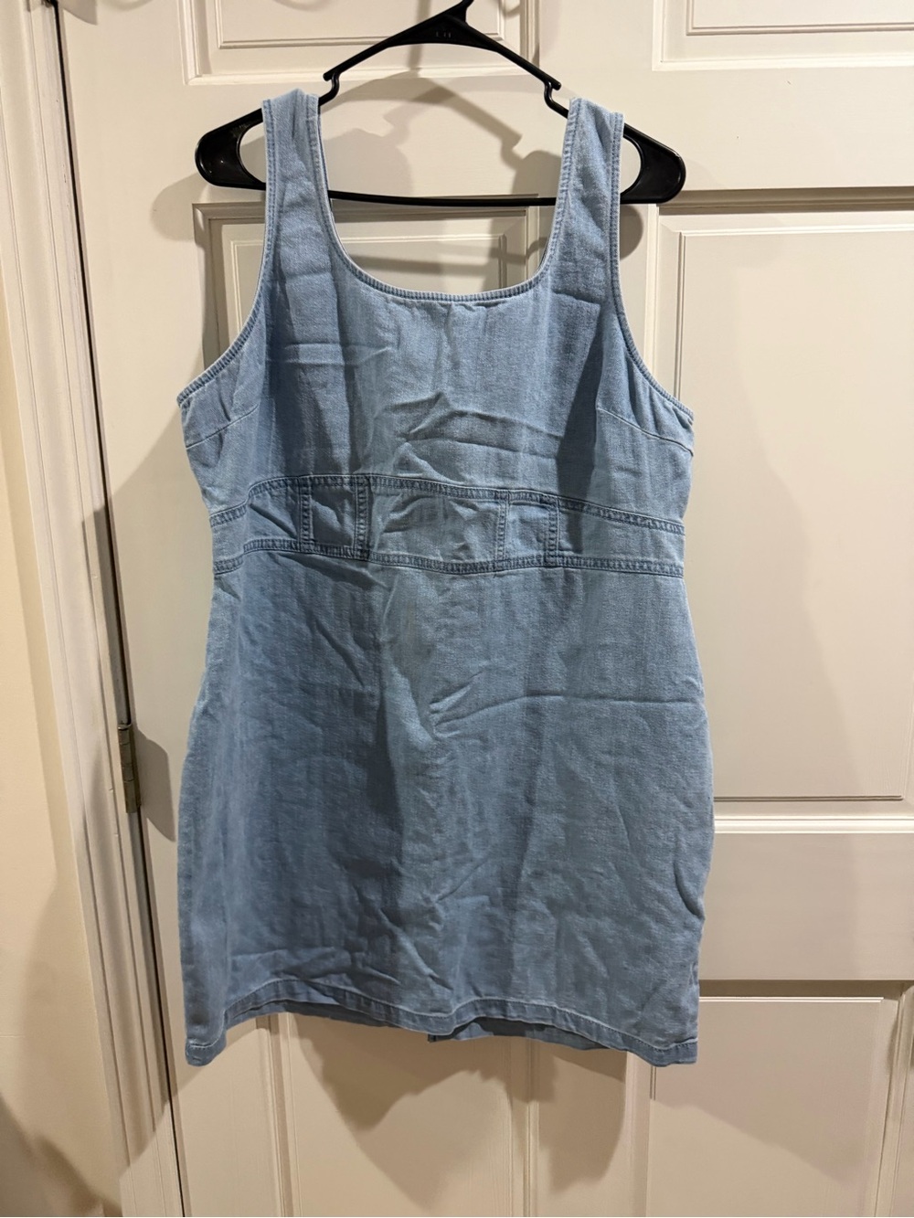 No Boundaries Light Blue Denim Tank Dress 3xl